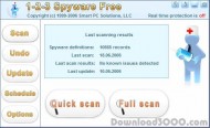 1-2-3 Spyware Free For U3 screenshot